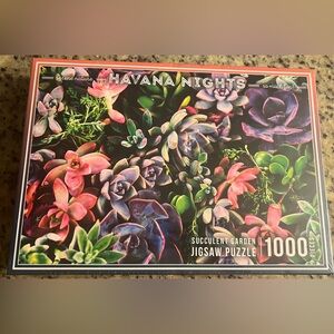 Havana Night Succulent Garden 1000 Piece Jigsaw Puzzle Factory Brand NEW Sealed